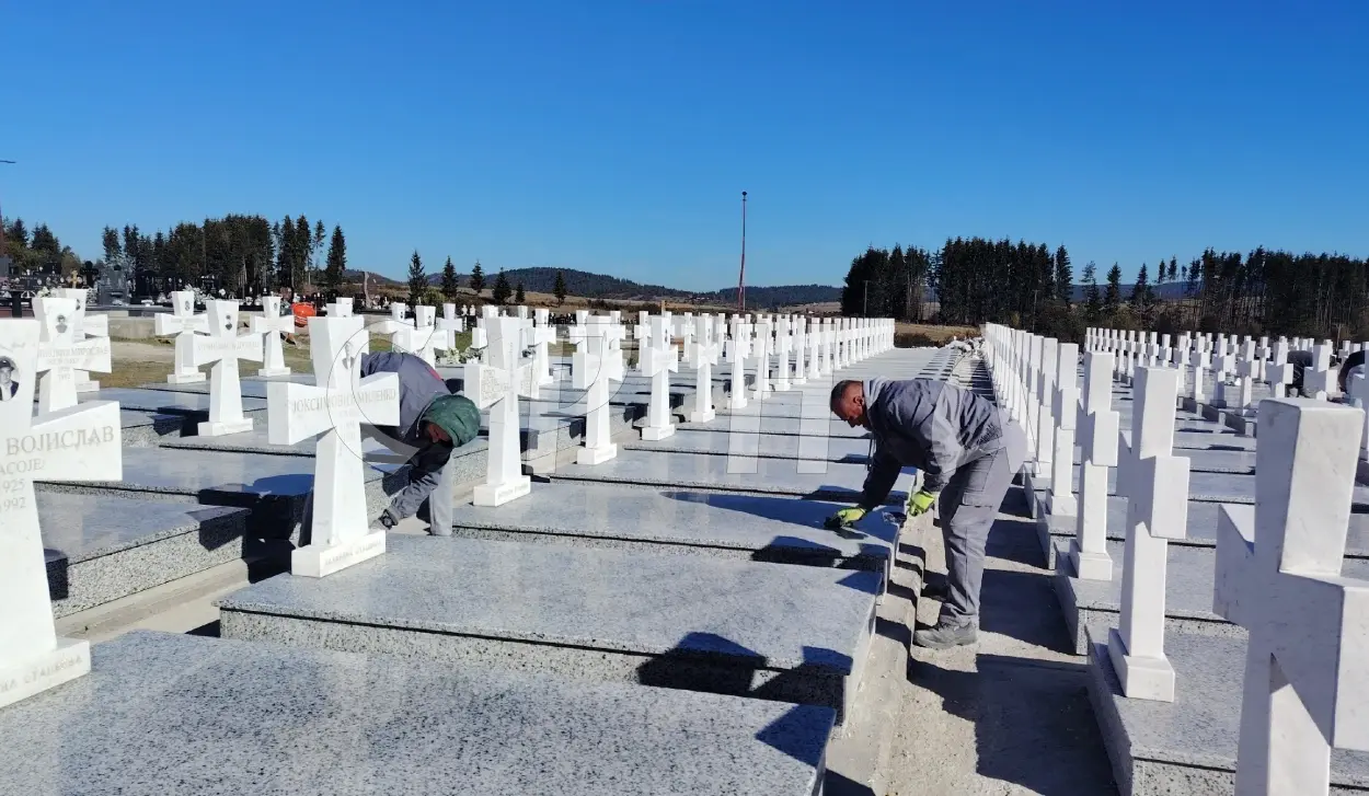 RECONSTRUCTION OF 172 GRAVESTONES COMPLETED