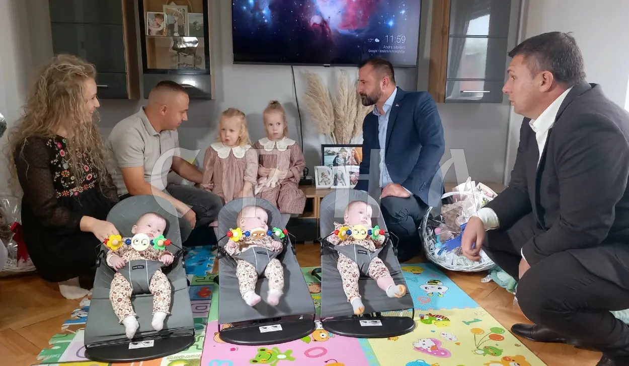 GIFTS AND BAM 3,000 VOUCHER TO FAMILY WITH FIVE DAUGHTERS