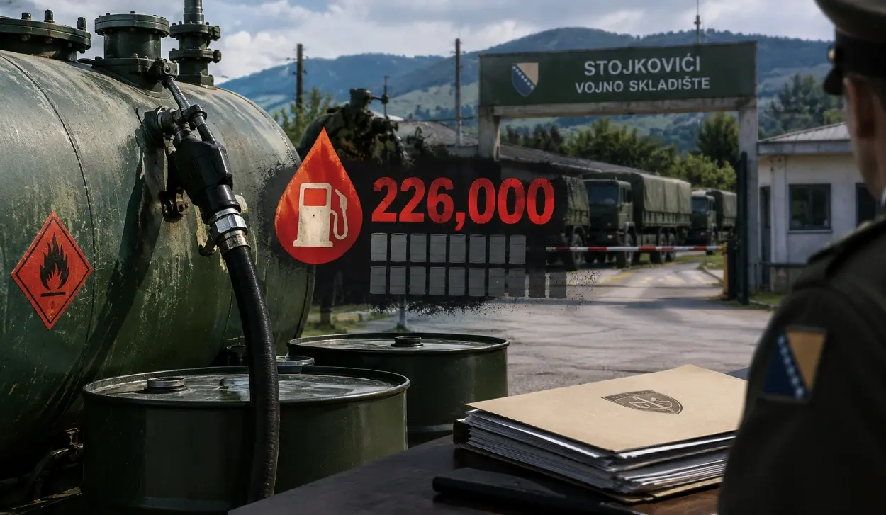 GOGANOVIĆ: SHORTFALL OF 226,000 LITRES OF DIESEL FUEL AT MILITARY DEPOT SERIOUS SCANDAL